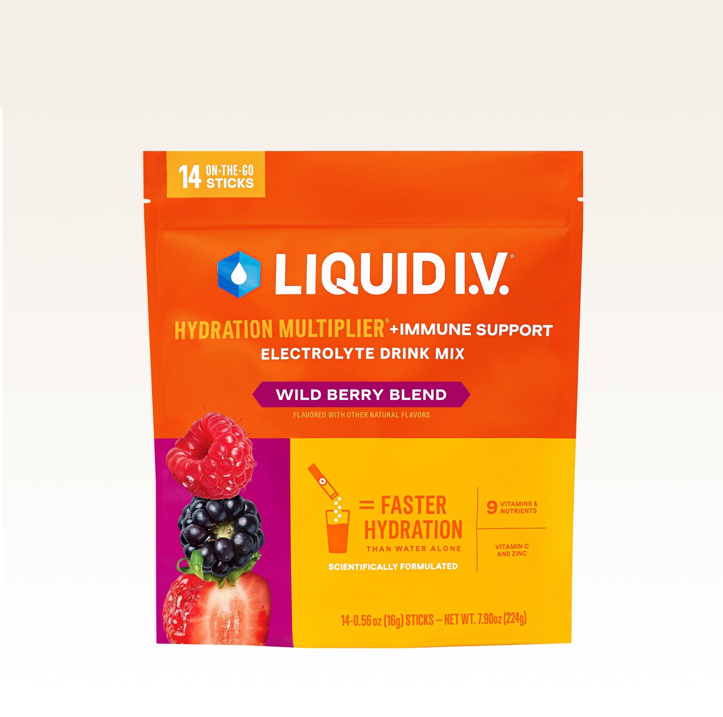 Wild Berry Blend Hydration Multiplier® +Immune Support - Classic Ready