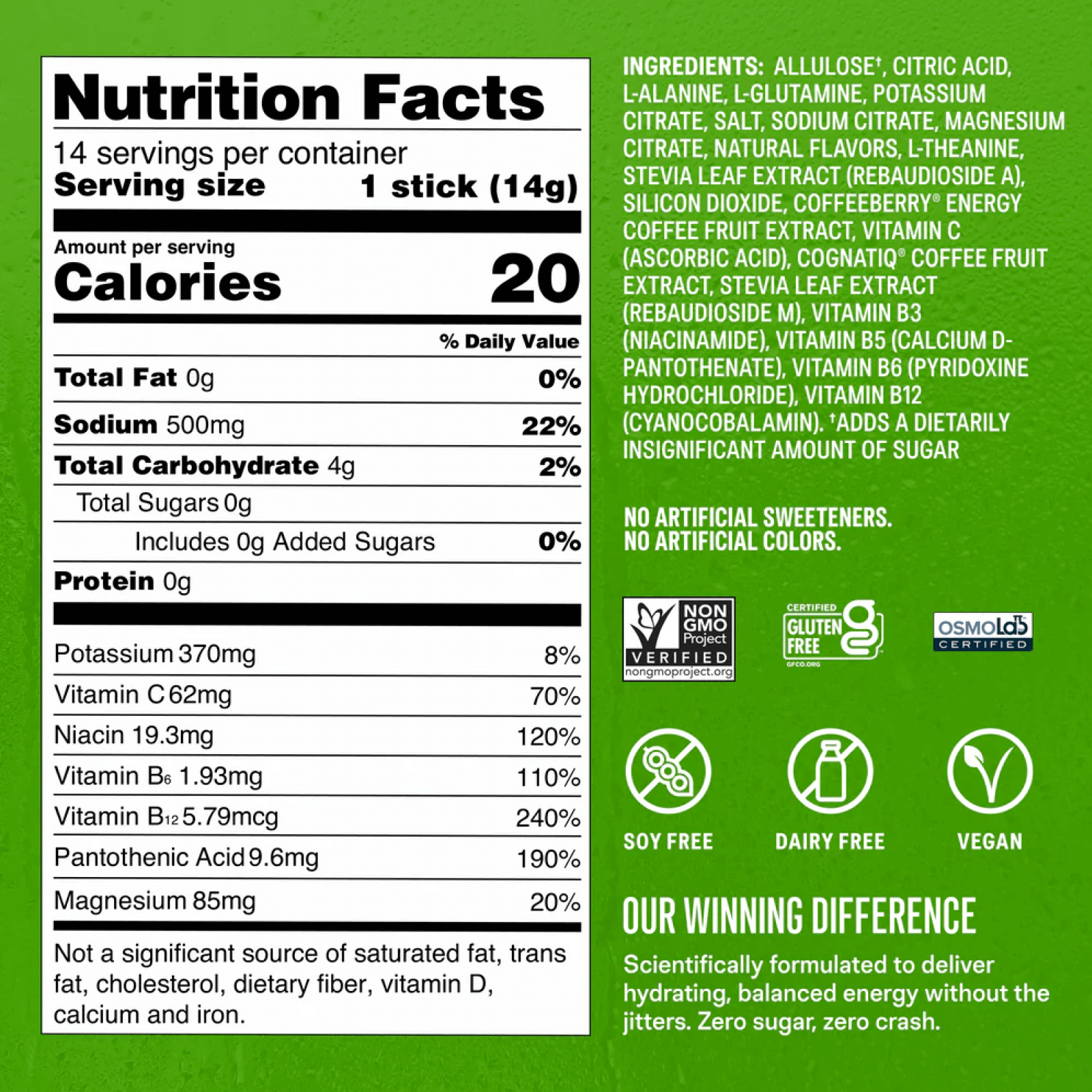 Sugar-Free Energy Fruity Bundle - Essential Pack